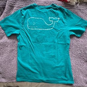 Vineyard Vines Teal Whale Graphic T-Shirt